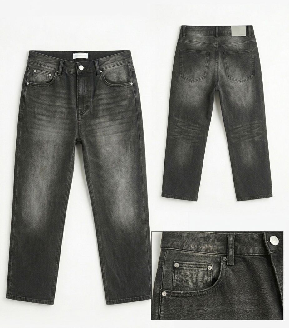Straight fit Black Jeans
